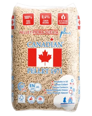 CANADIAN PELLET 1971 A1 in Abete -77 Sacchi da 15kg